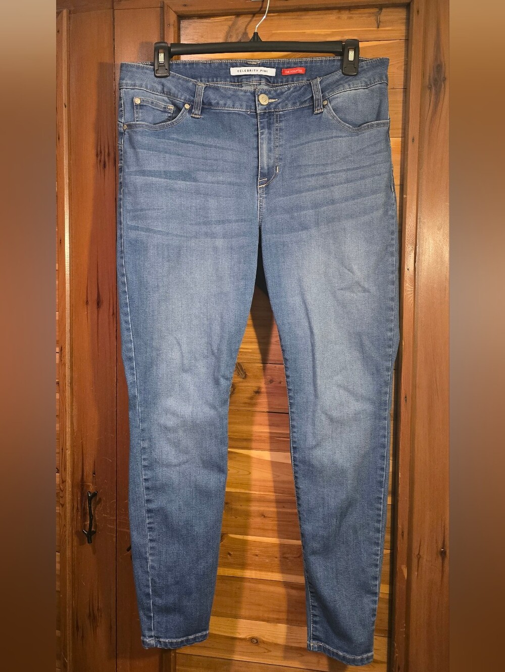 Celebrity Pink Light Blue Skinny Jeans